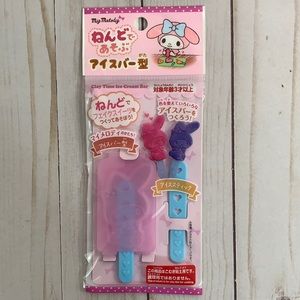 4/$25 NWT Sanrio My Melody Clay Time Ice Cream Mold